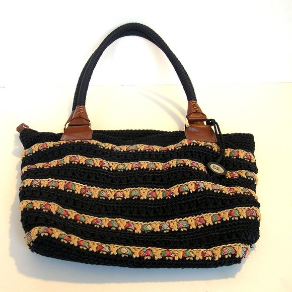 The Sak Bags The Sak Crocheted Purse Navy Blue Poshmark